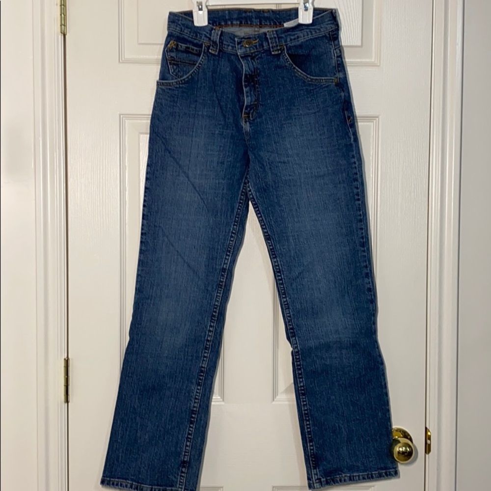 COPY - Boys mid-high rise blue Wrangler jeans